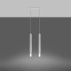 Pendant lamp WEZYR 2 white