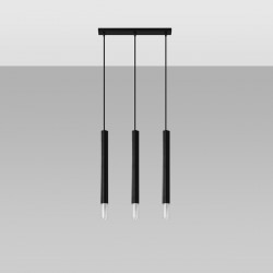 Pendant lamp WEZYR 3 black