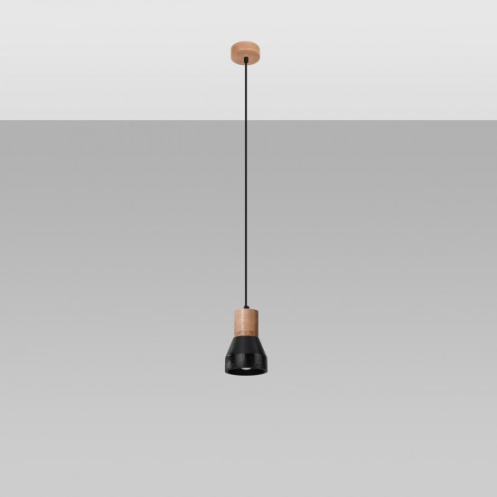 Pendant lamp QUBIC black
