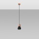 Pendant lamp QUBIC black
