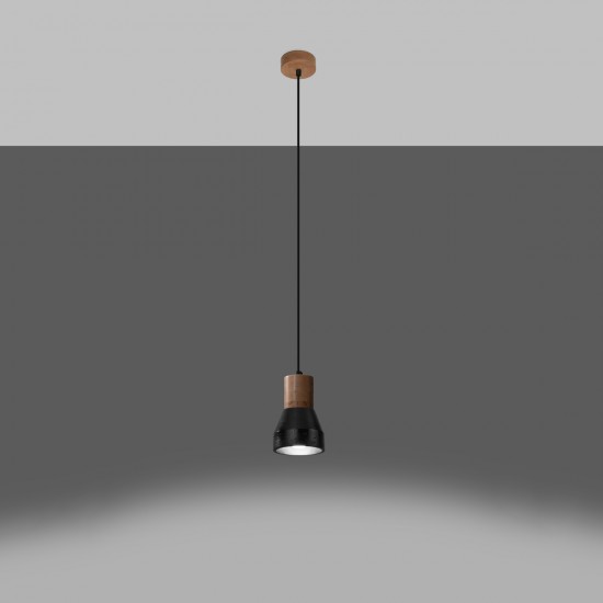 Pendant lamp QUBIC black