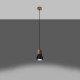 Pendant lamp QUBIC black
