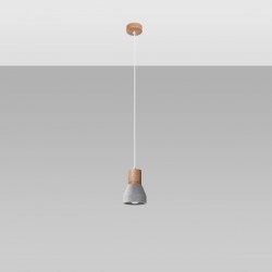 Pendant lamp QUBIC grey