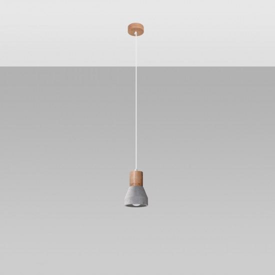 Pendant lamp QUBIC grey