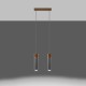 Pendant lamp ZANE 2 grey