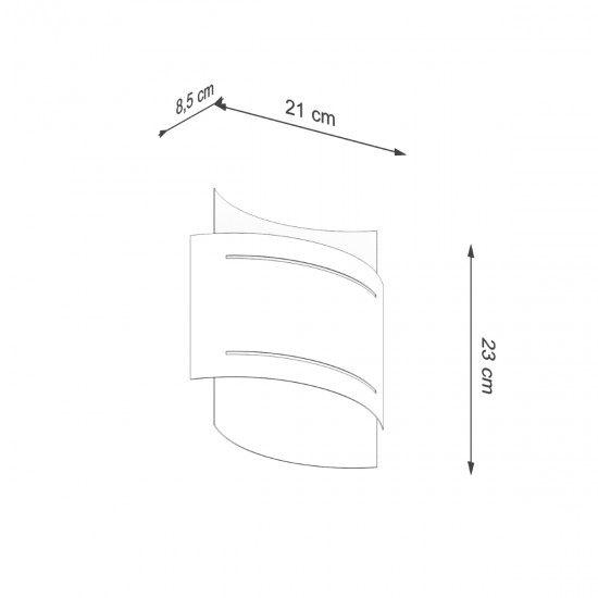 Wall lamp HESTIA white