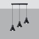 Pendant lamp TALEJA 3 black [E27]