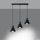 Pendant lamp TALEJA 3 black [E27]