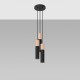Pendant lamp PABLO 3P black