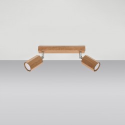 Ceiling lamp ZEKE 2 oak