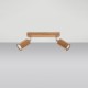 Ceiling lamp ZEKE 2 oak