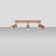 Ceiling lamp ZEKE 3 oak