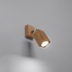 Wall lamp KEKE oak