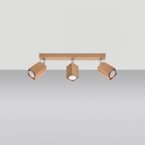 Ceiling lamp KEKE 3 oak
