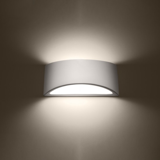 Varnished wall lamp VIXEN white gloss Varnished wall lamp VIXEN white gloss