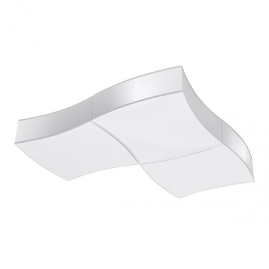 Ceiling lamp SQUARE 3 white