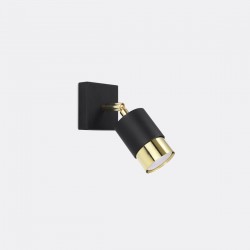 Wall lamp NERO black/golden