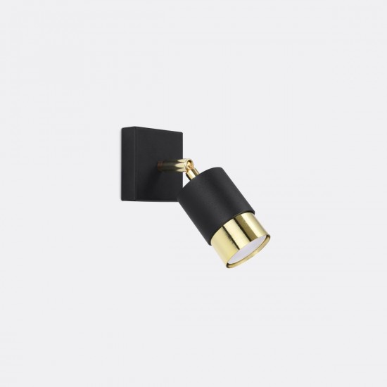 Wall lamp NERO black/golden
