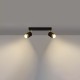 Ceiling lamp NERO 2 black/golden