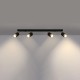 Ceiling lamp NERO 4 black/golden