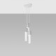 Pendant lamp BORGIO 3P white
