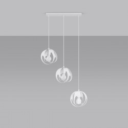 Pendant lamp TULOS 3L white