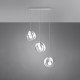 Pendant lamp TULOS 3L white