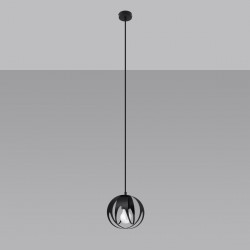 Pendant lamp TULOS 1 black