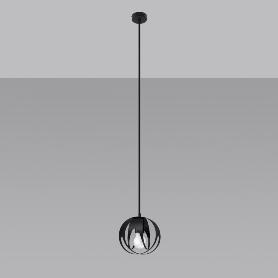 Pendant lamp TULOS 1 black