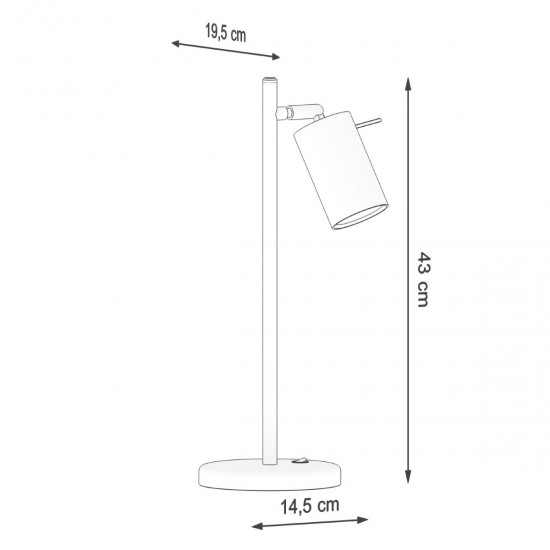 Table lamp RING white Table lamp RING white