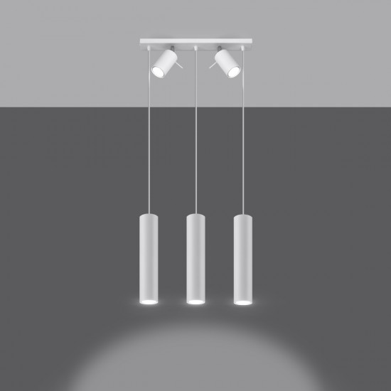 Pendant lamp RING 3 white