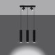 Pendant lamp RING 3 black