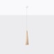 Pendant lamp SULA 1 natural wood