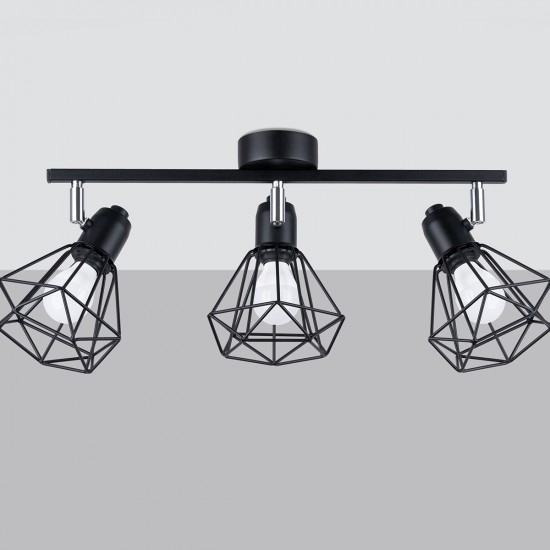 Ceiling lamp ARTEMIS 3 black