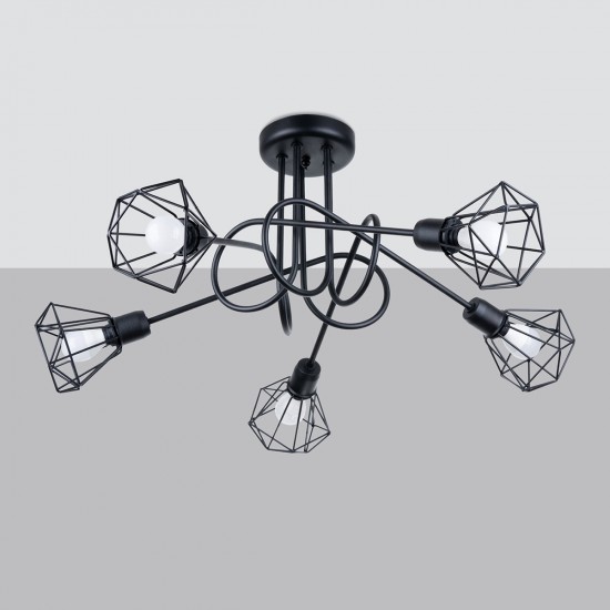 Chandelier ARTEMIS 5S black Chandelier ARTEMIS 5S black