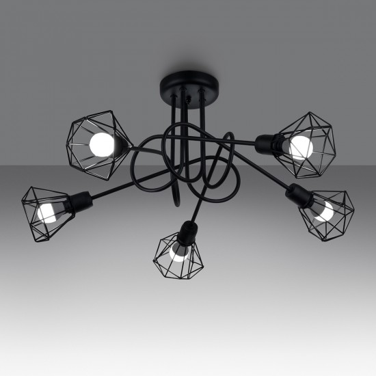 Chandelier ARTEMIS 5S black Chandelier ARTEMIS 5S black