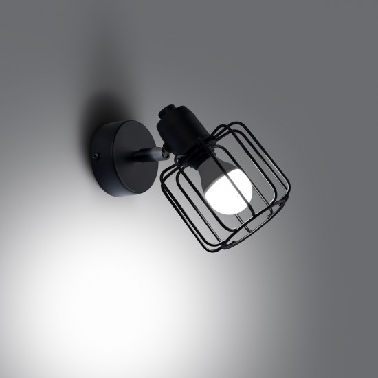 Wall lamp BELUCI 1 black