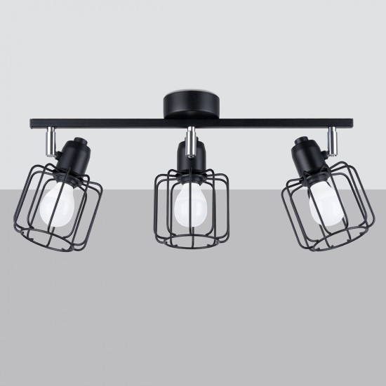 Ceiling lamp BELUCI 3 black