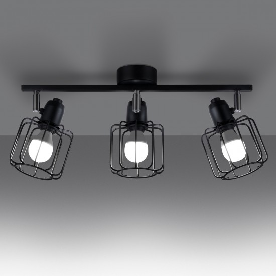 Ceiling lamp BELUCI 3 black