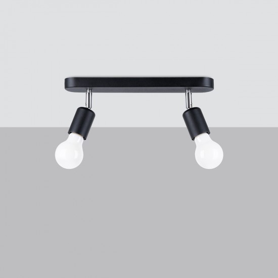Ceiling lamp FORNES 2 black