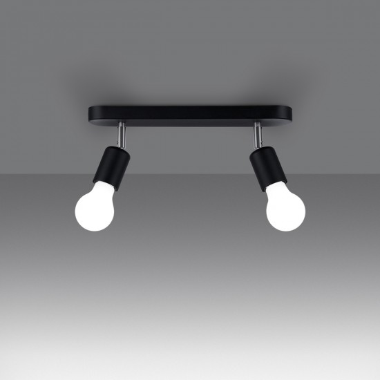 Ceiling lamp FORNES 2 black