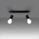 Ceiling lamp FORNES 2 black