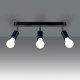 Ceiling lamp FORNES 3 black