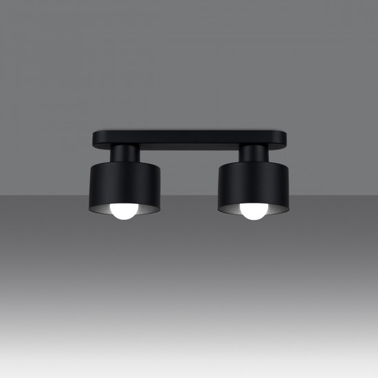 Ceiling lamp SAVAR 2 black
