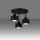 Ceiling lamp SAVAR 3 black
