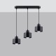 Pendant lamp SAVAR 3 black