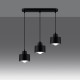 Pendant lamp SAVAR 3 black