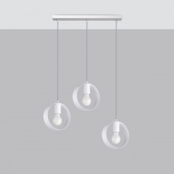 Pendant lamp TITRAN 3 biała
