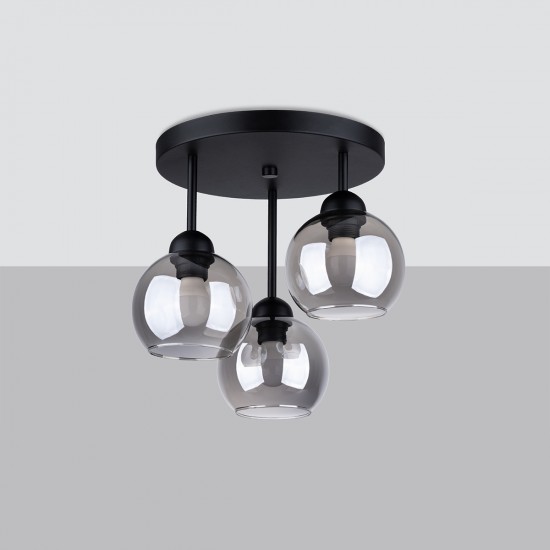 Chandelier ALINO 3 black Chandelier ALINO 3 black