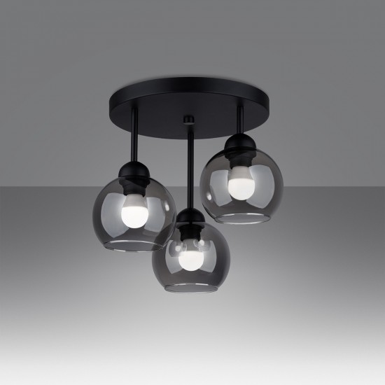 Chandelier ALINO 3 black Chandelier ALINO 3 black